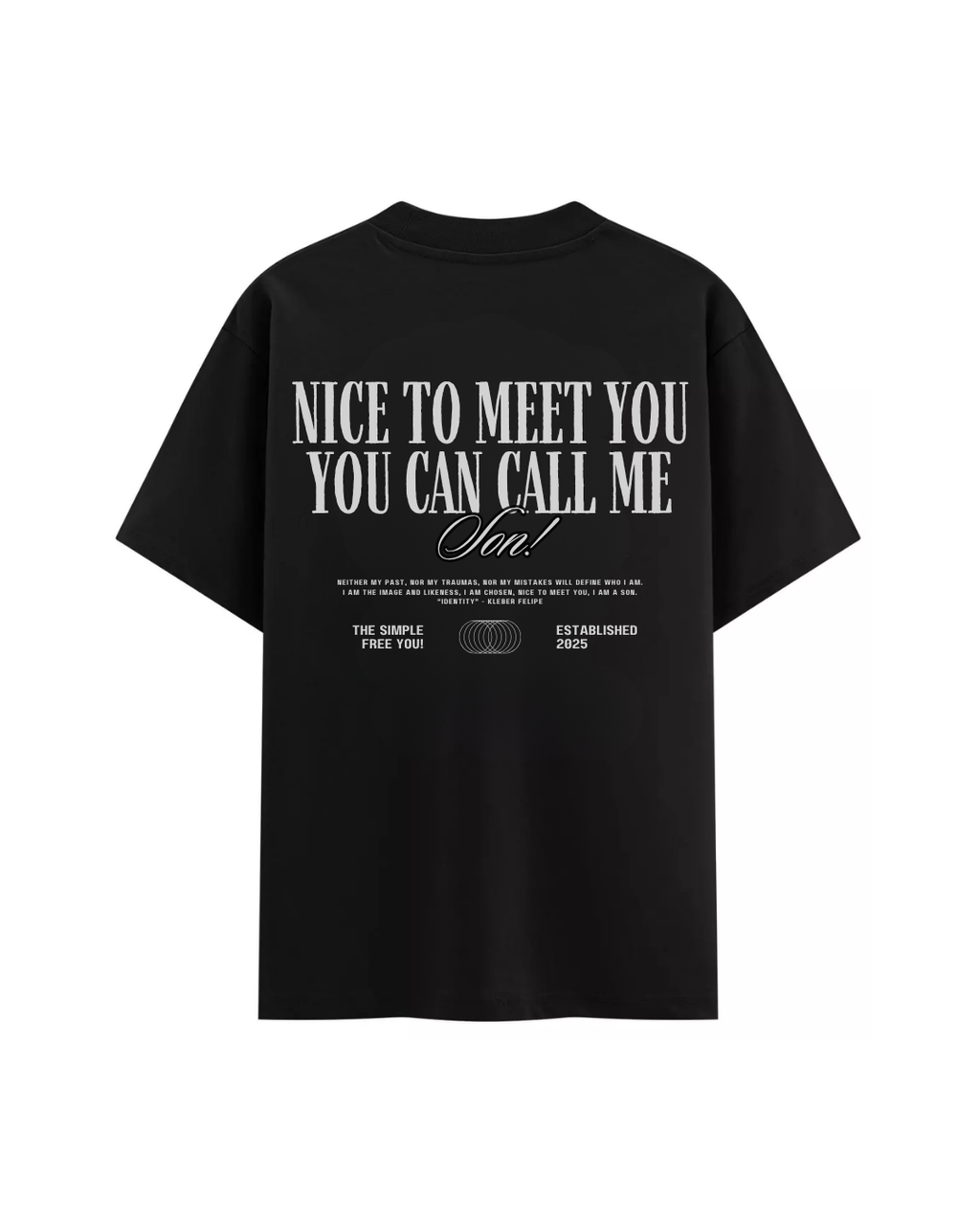 Camiseta Oversized Identity