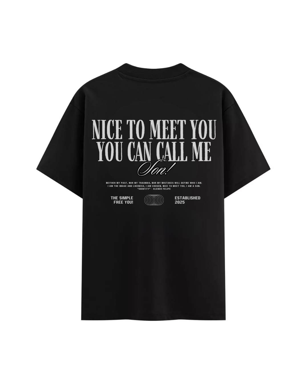 Camiseta Oversized Identity