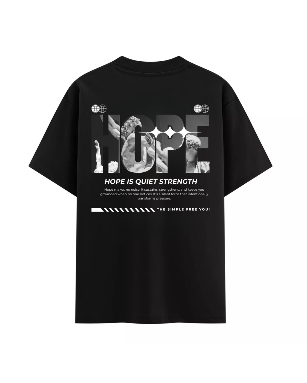 Camiseta oversized Hope
