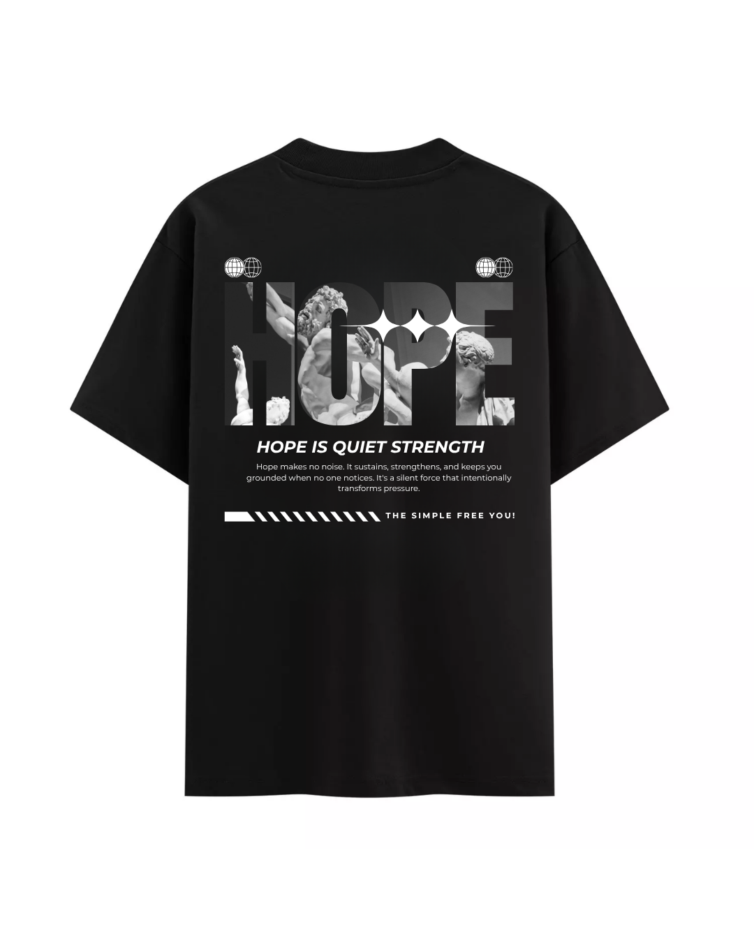 Camiseta oversized Hope